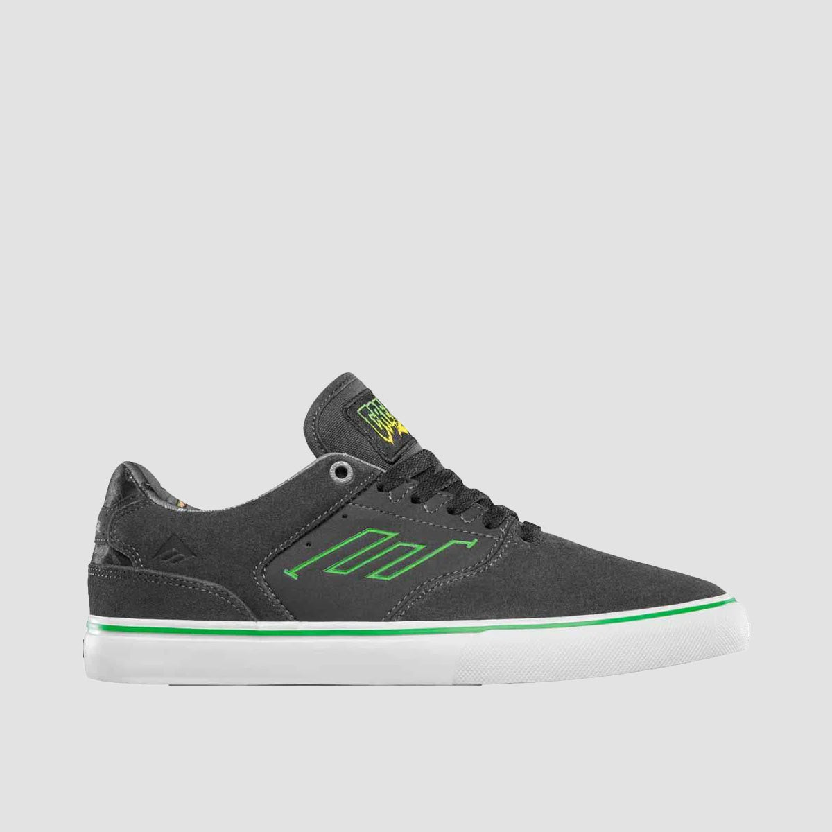 Emerica The Low Vulc X Creature Shoes - Charcoal