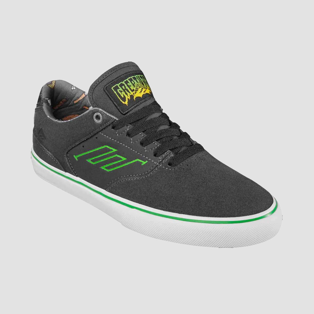 Emerica The Low Vulc X Creature Shoes - Charcoal