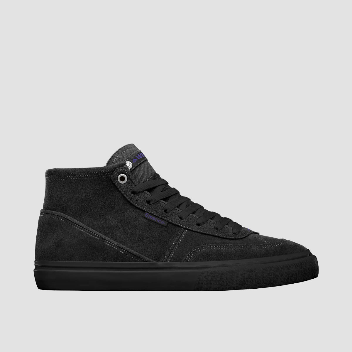 Emerica Winkowski High Top Shoes - Black/Black