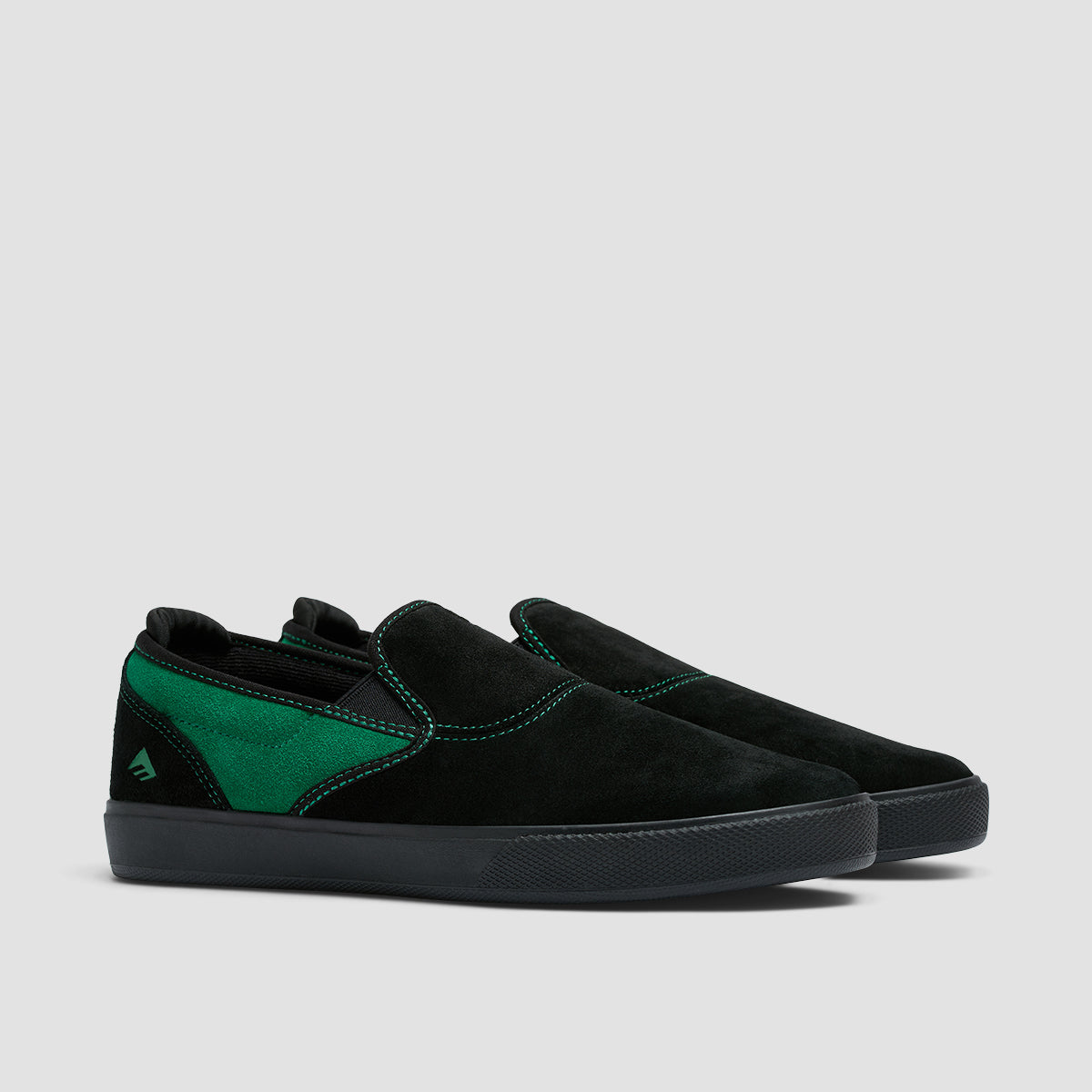 Emerica Wino G6 Cup Slip On Shoes Black/Green