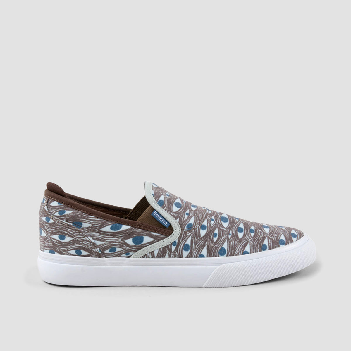 Emerica Wino G6 Slip-On X Templeton Shoes - Brown/Blue