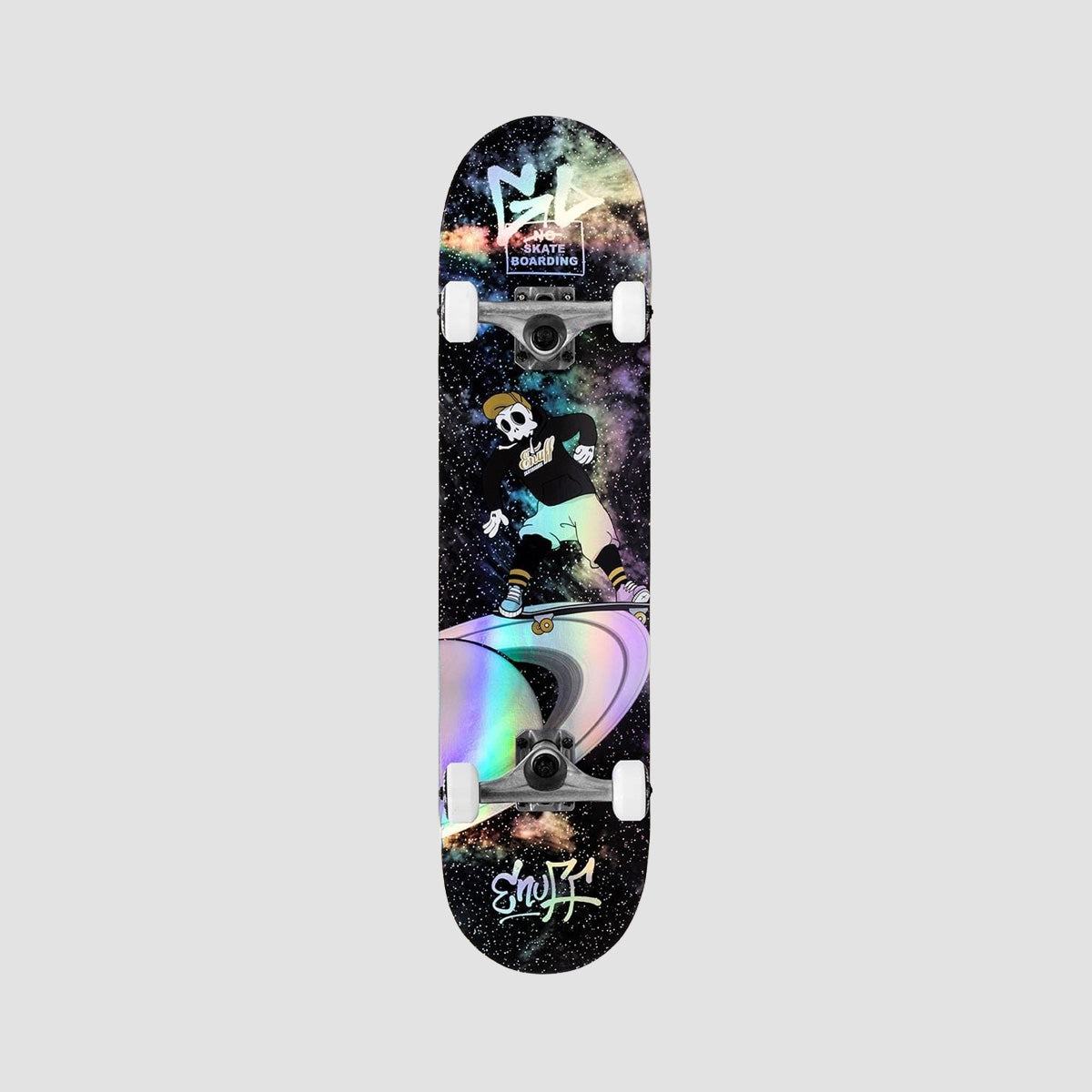 Enuff Skully Hologram Mini Skateboard Black