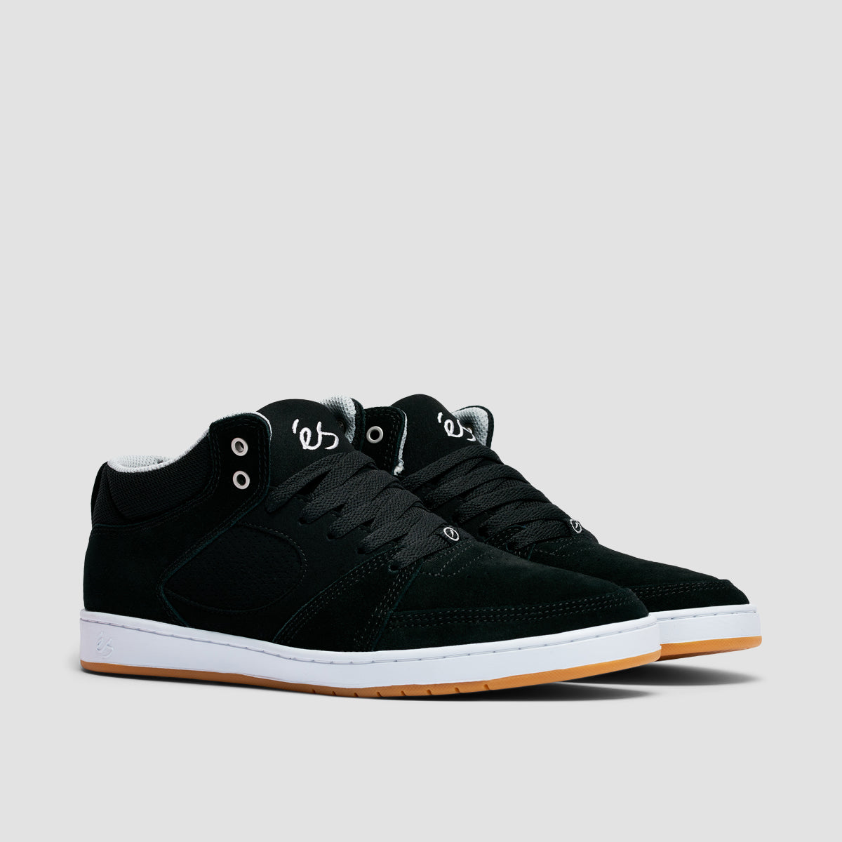 eS Accel Slim Mid Shoes - Black/White/Silver