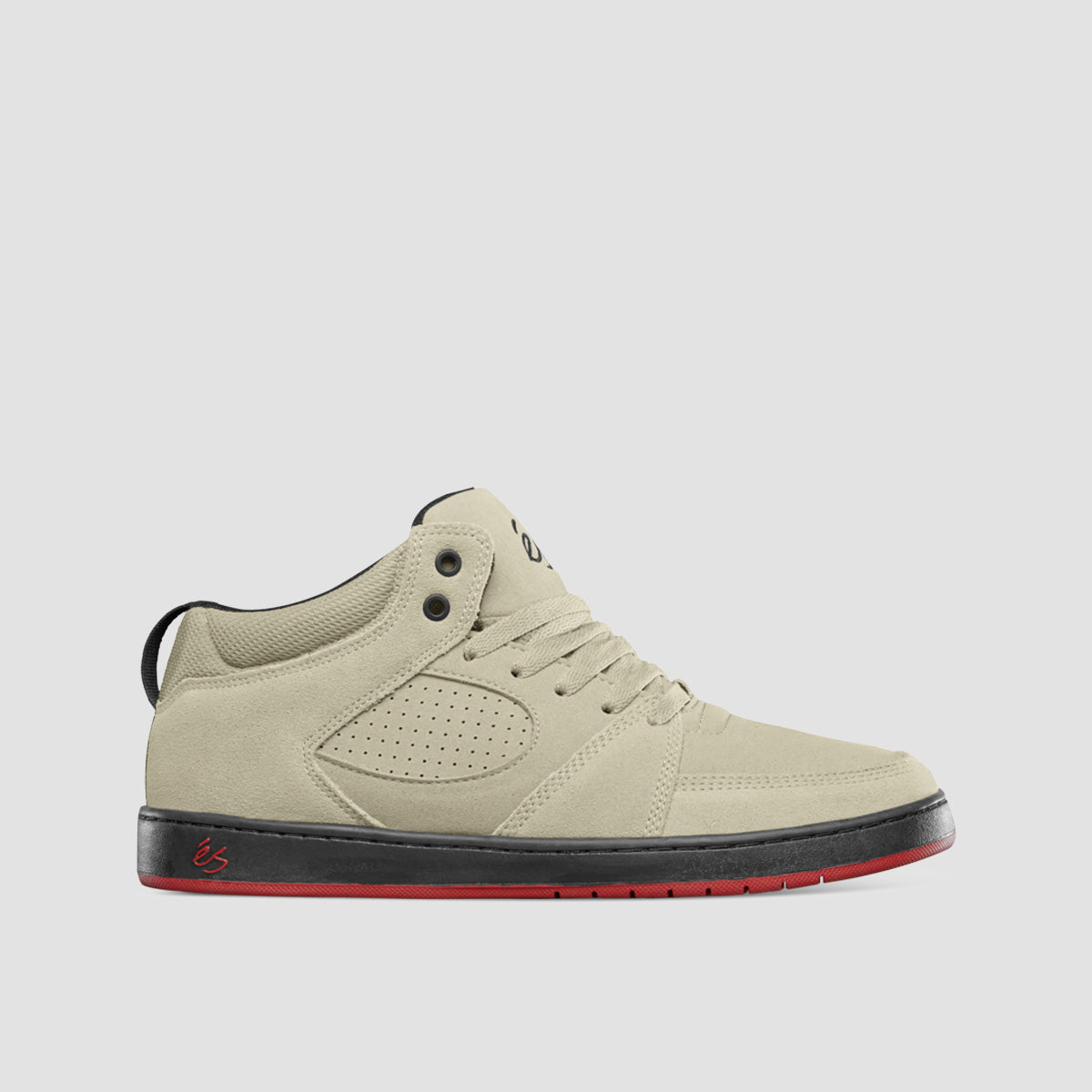 eS Accel Slim Mid Top Shoes - Tan/Black