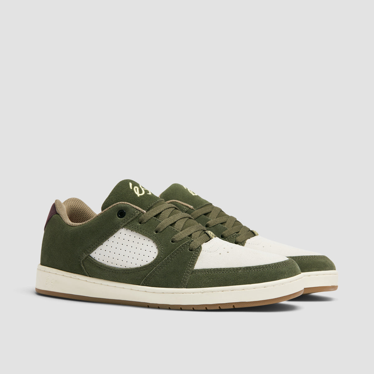 eS Accel Slim Shoes - Olive/Tan