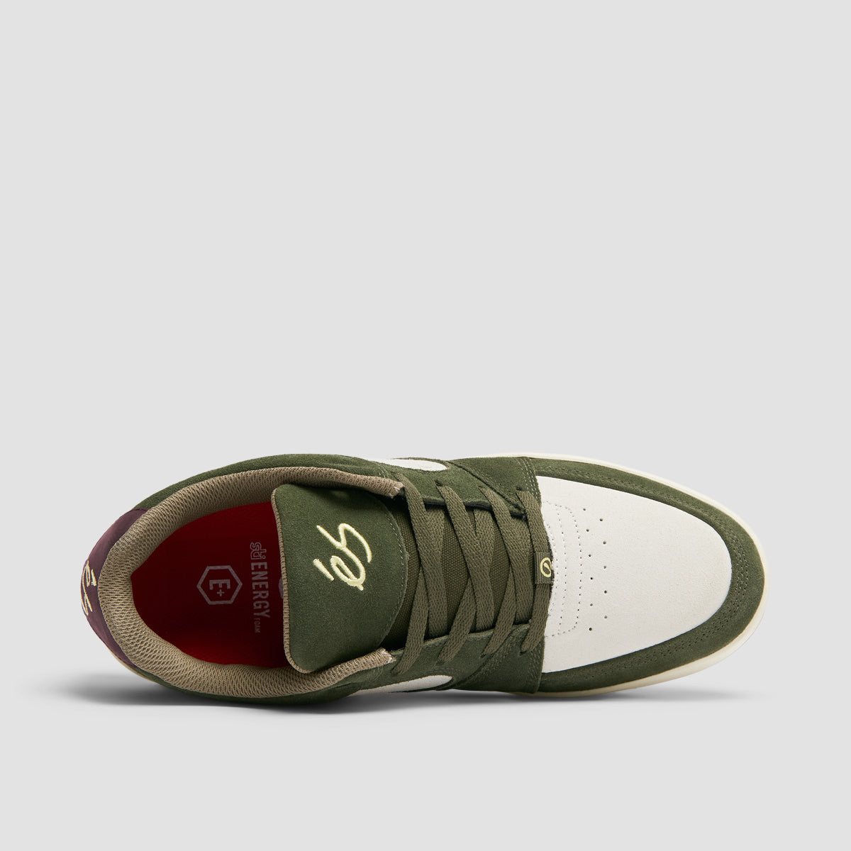 eS Accel Slim Shoes - Olive/Tan