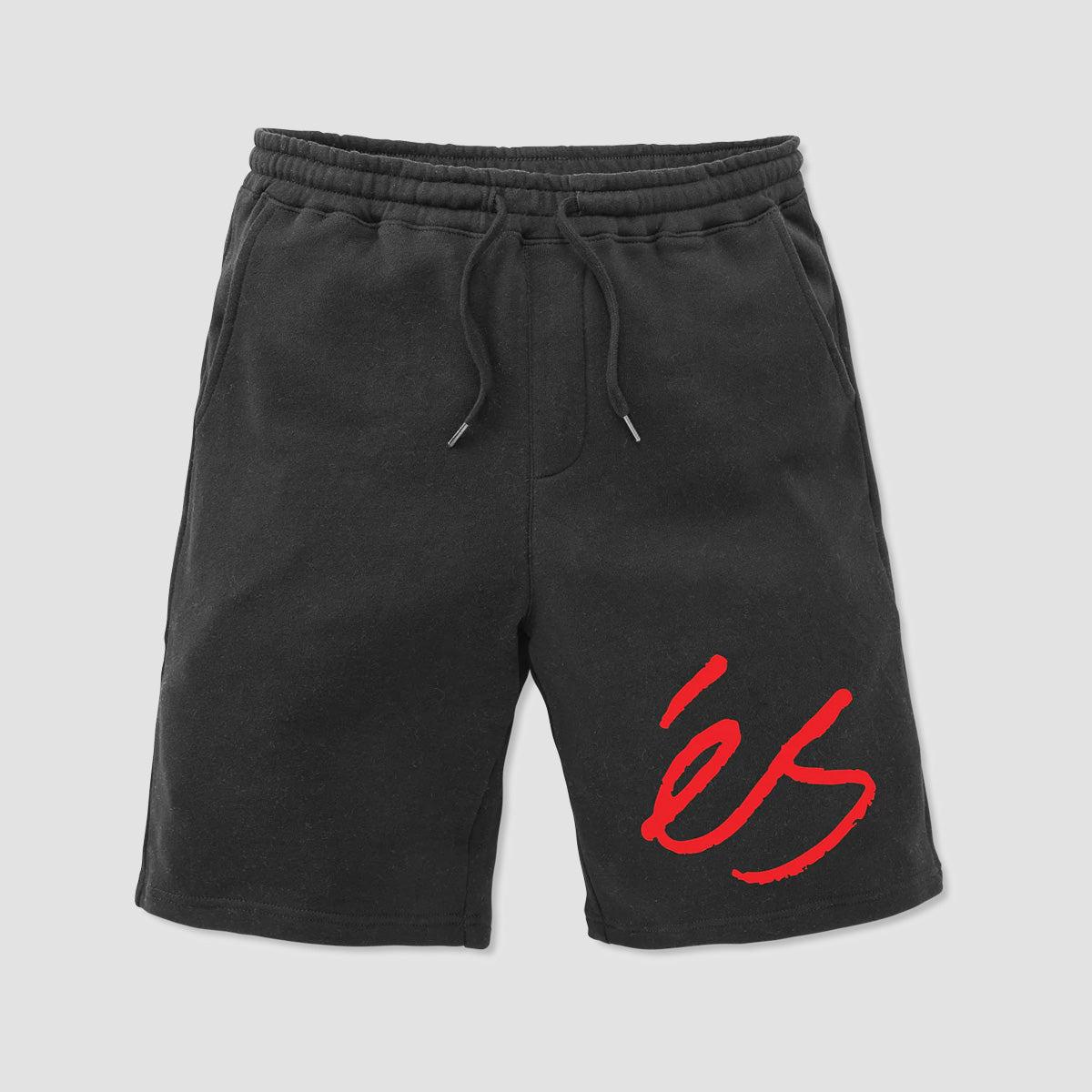 eS Big Script Sweat Shorts Black