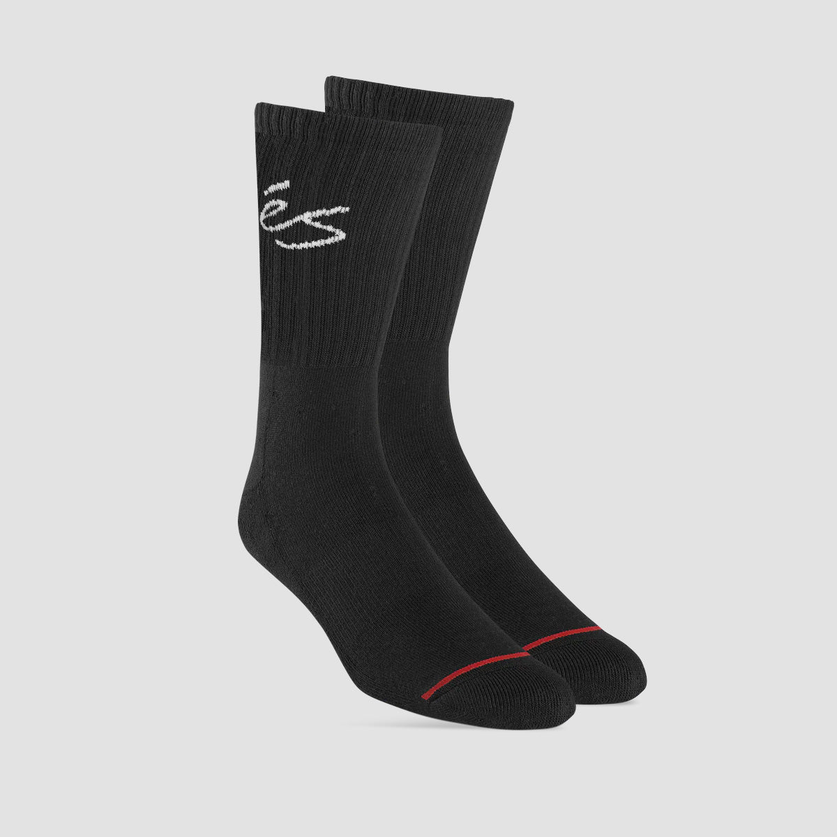 eS Script Crew Socks Black