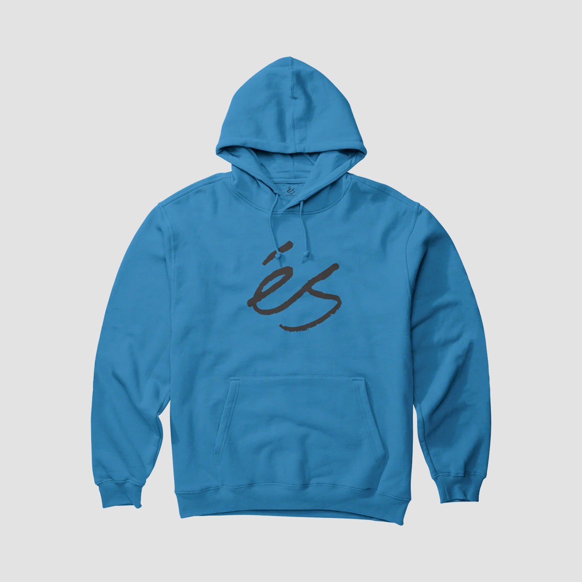 eS Script Pullover Hoodie Pacific Blue