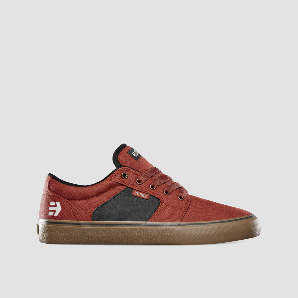 Etnies Barge LS Shoes - Brown/Gum/Gold