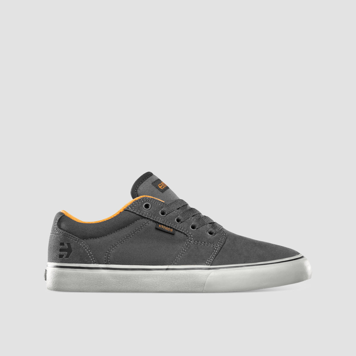 Etnies Barge LS Shoes - Dark Grey/Black/Orange