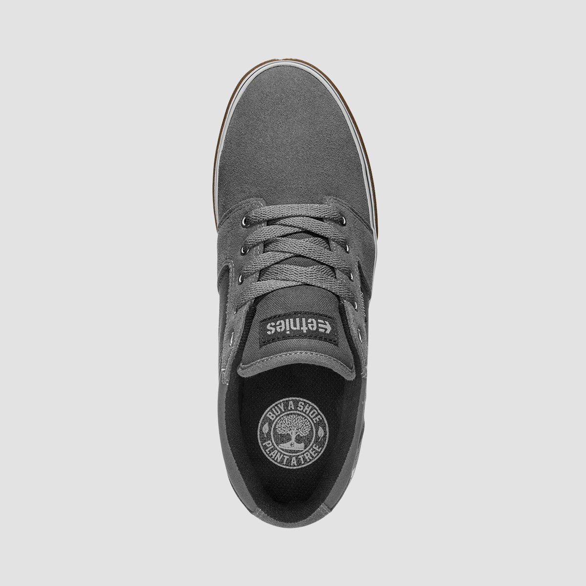 Etnies Barge LS Shoes - Dark Grey/ White/Gum