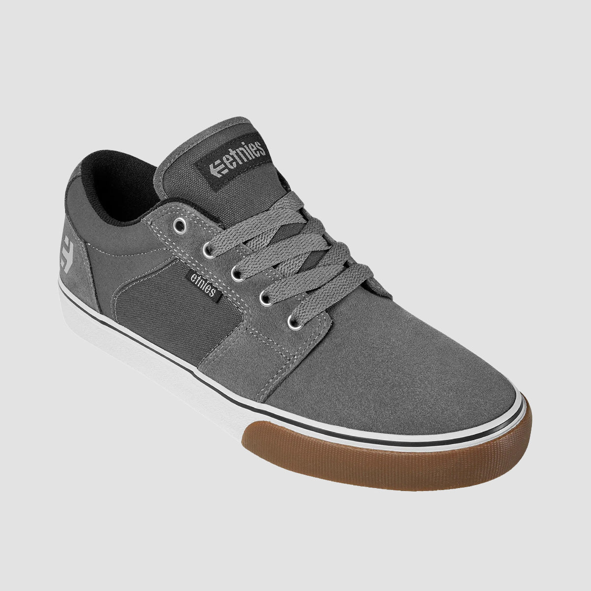 Etnies Barge LS Shoes - Dark Grey/ White/Gum