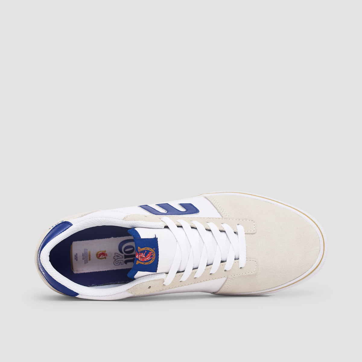 Etnies Calli Vulc X Colt 45 Shoes - White/Navy/Gold