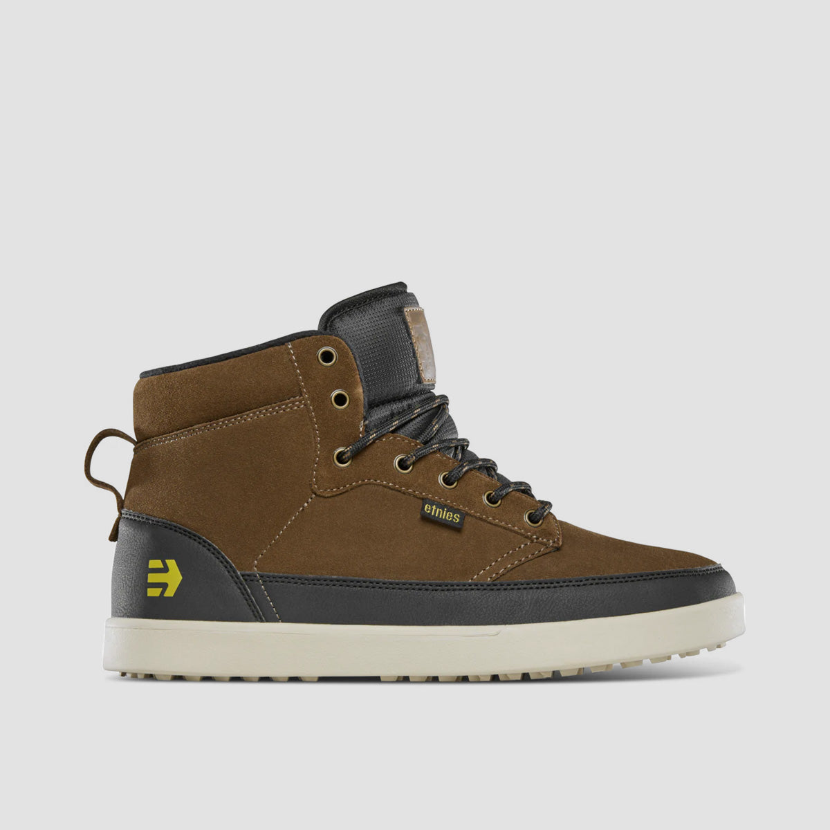 Etnies Dunbar HTW High Top Shoes - Brown/Black