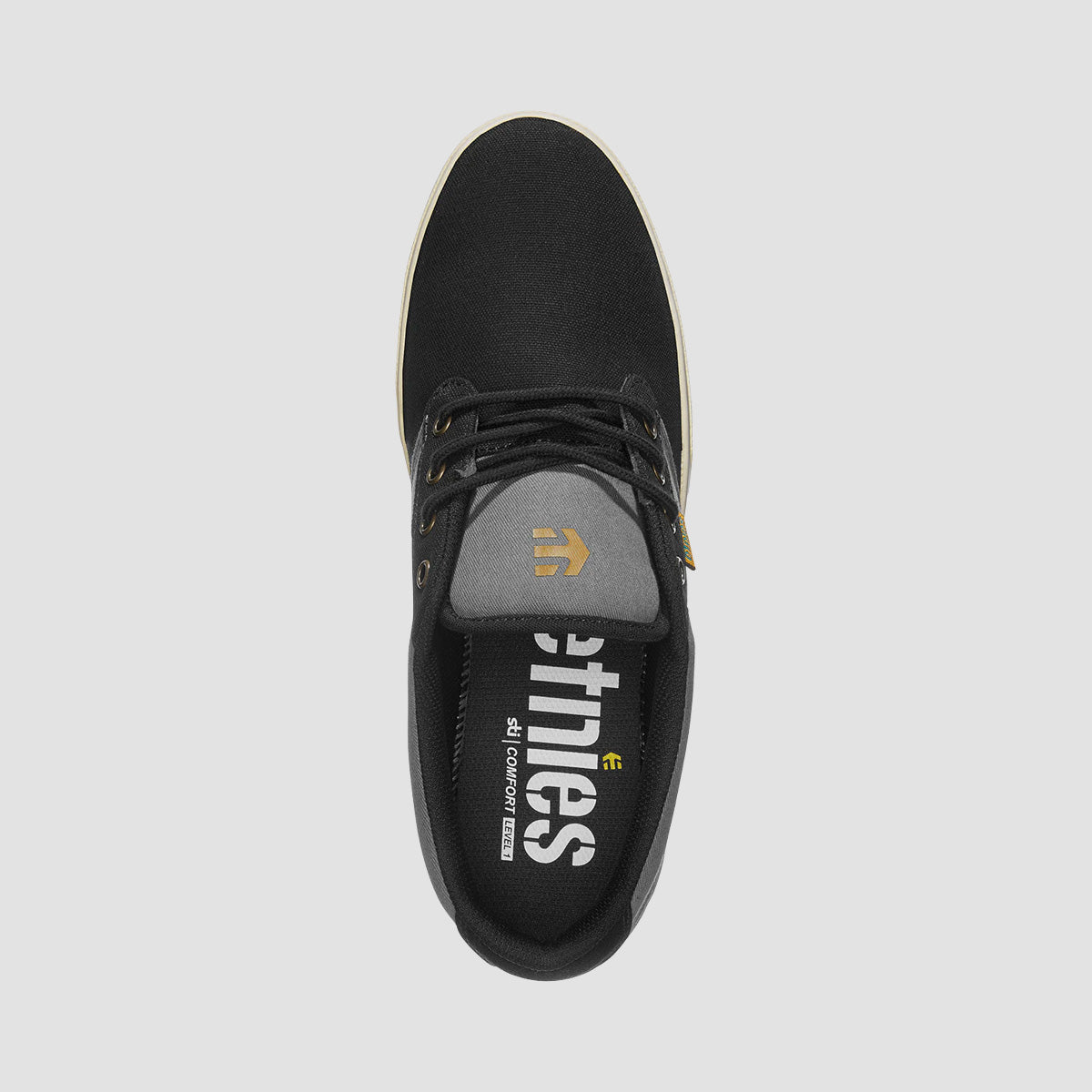 Etnies Jameson 2 Eco Shoes - Black/Dark Grey/Gold