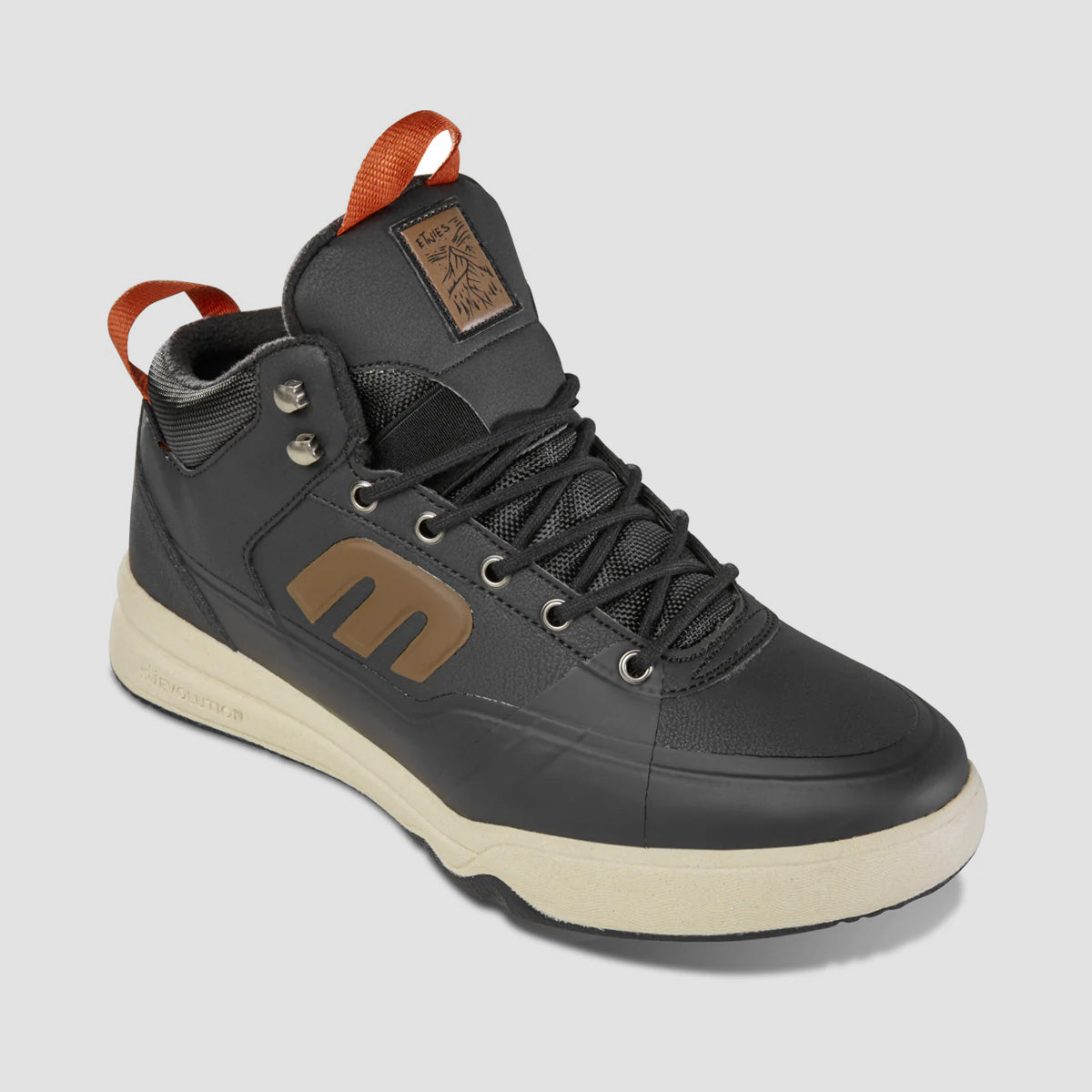 Etnies Jones MTW Mid Top Shoes - Black/Brown