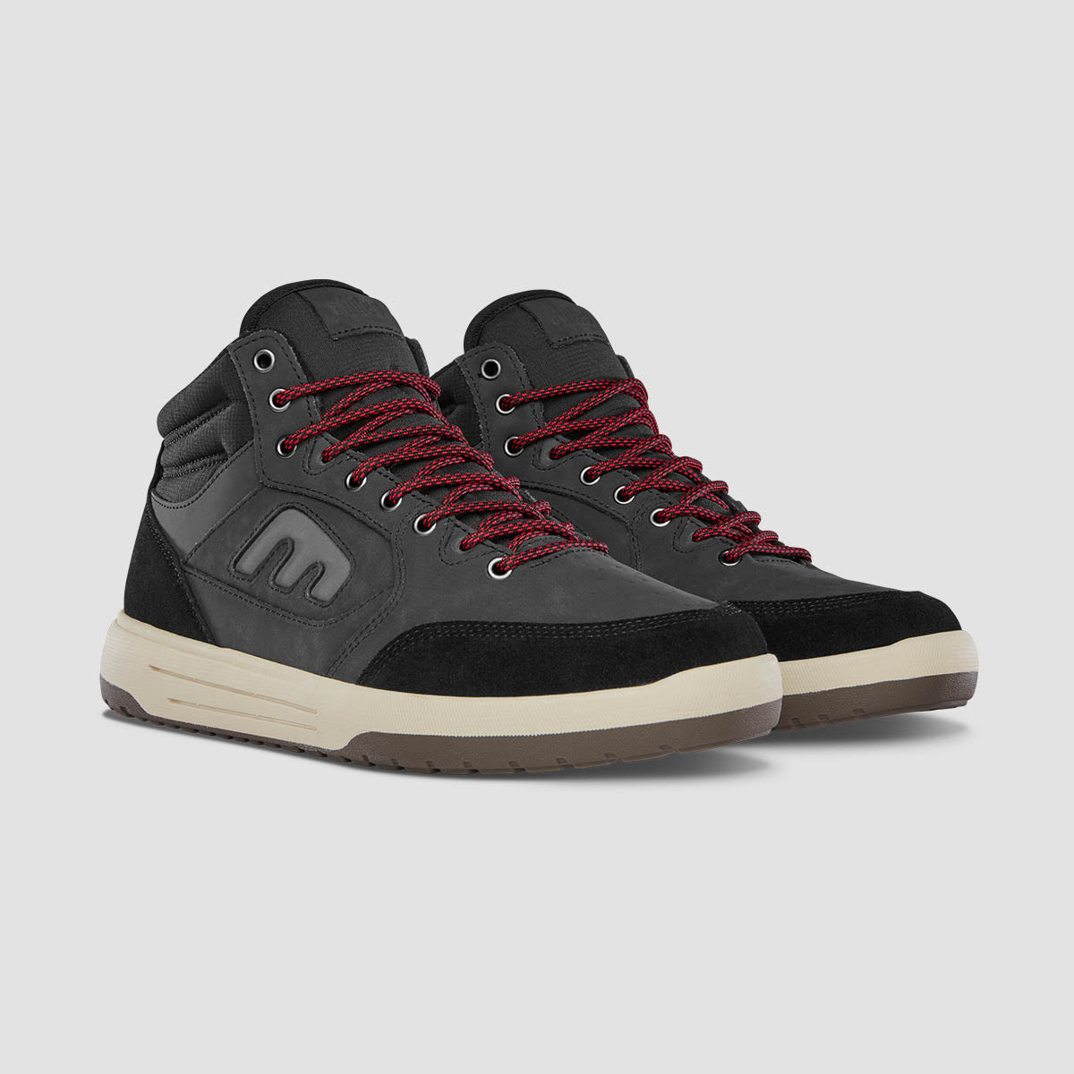 Etnies Loot WR High Top Shoes - Black/Dark Grey