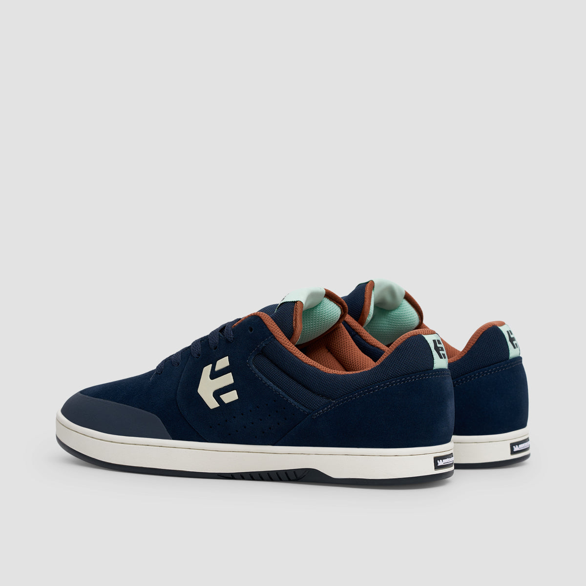 Etnies Marana Michelin X Nassim Lachhab Shoes - Navy/Brown/White