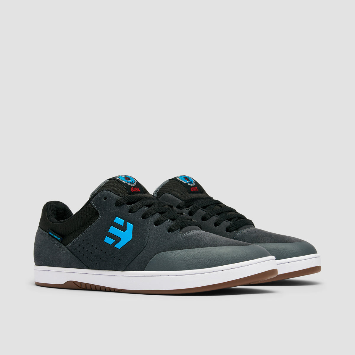 Etnies Marana X Santa Cruz Shoes - Dark Grey/Black