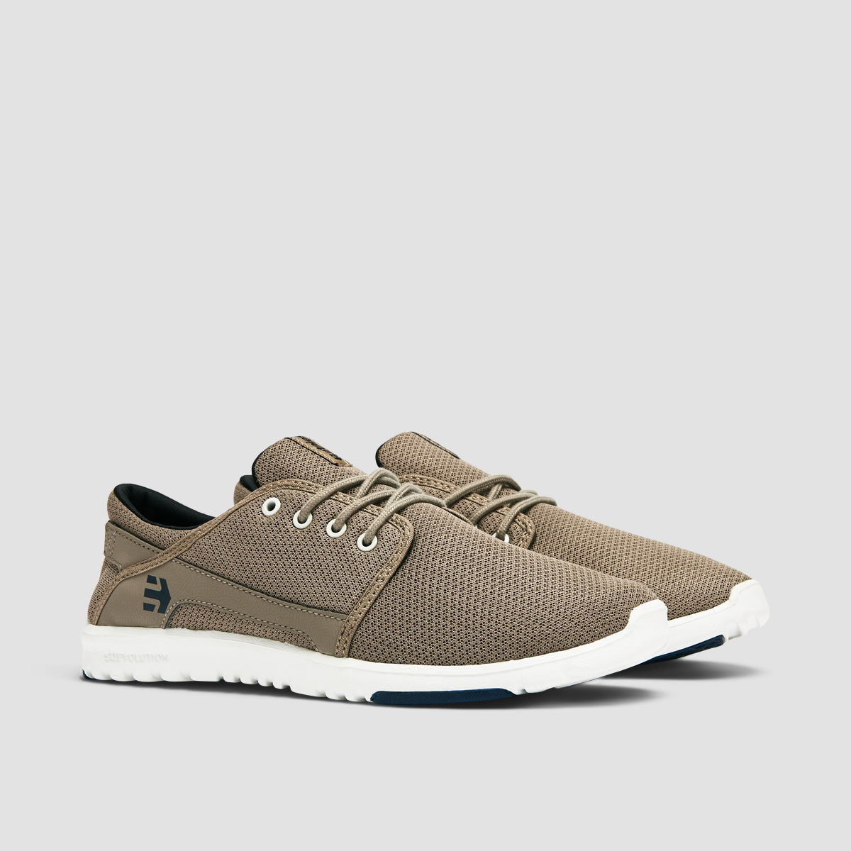 Etnies Scout Shoes - Tan/Blue/White