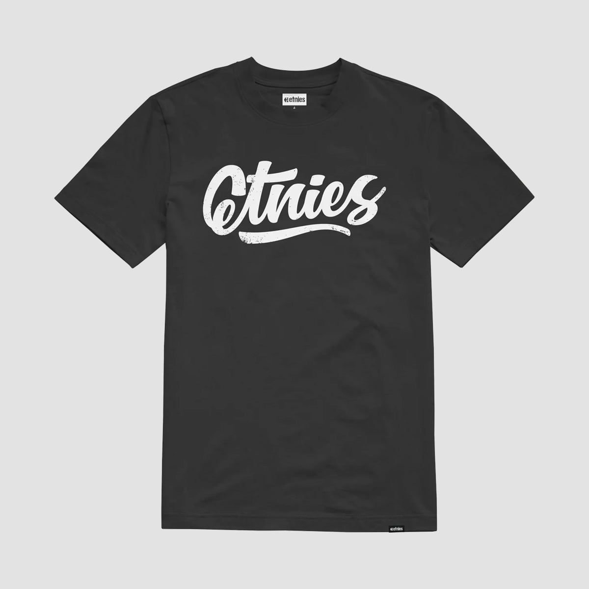 Etnies Script T-Shirt Black/White