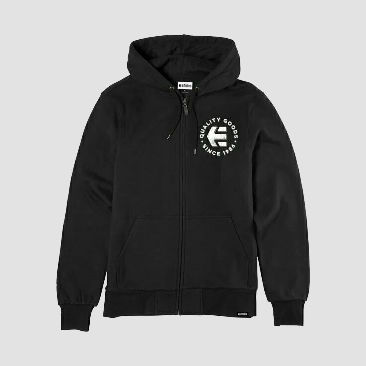 Etnies Since 1986 Zip Hoodie Black/White