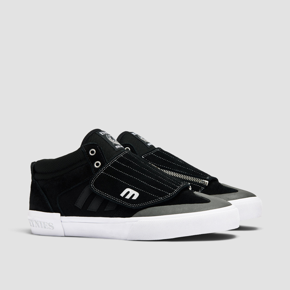 Etnies Windrow Vulc Mid Shoes - Black/White/Silver