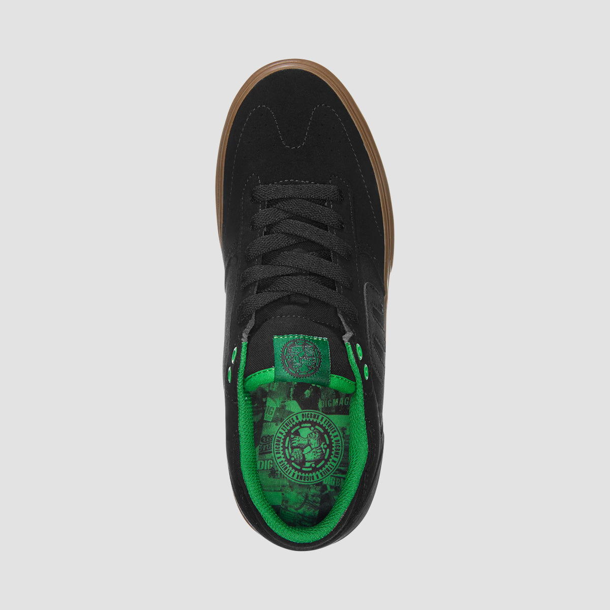 Etnies Windrow Vulc X Dig Shoes - Black/Green/Gum