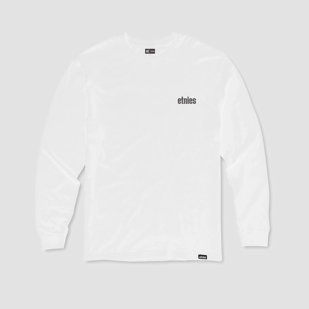 Etnies Wordmark Longsleeve T-Shirt White/Black