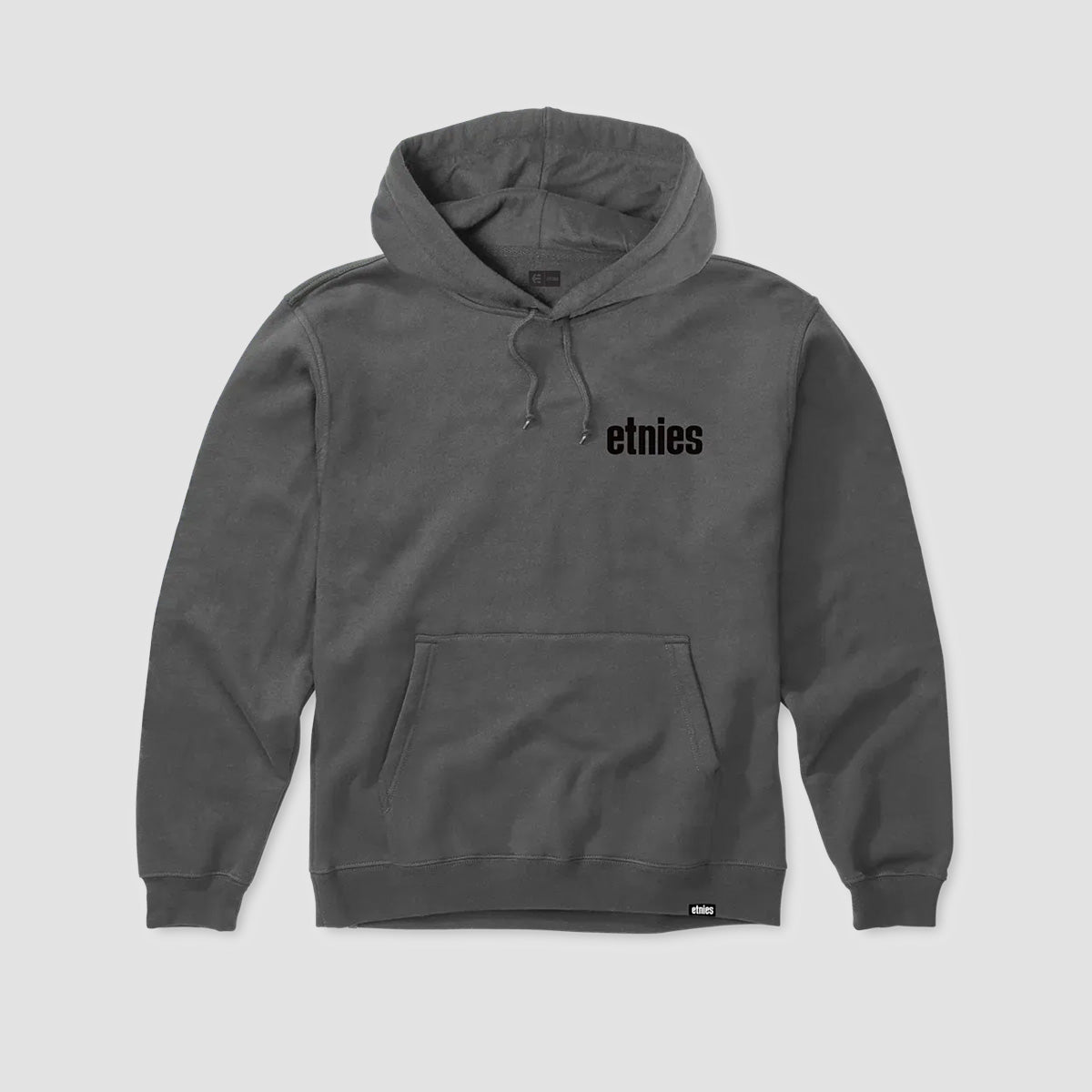 Etnies Wordmark Pullover Hoodie Dark Grey/Black