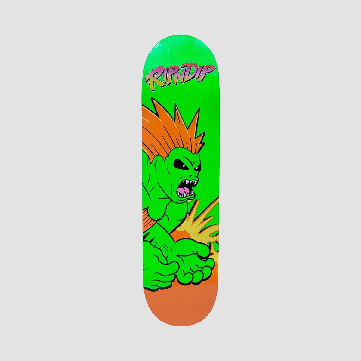 Ripndip Button Mash Skateboard Deck Green - 8.5"