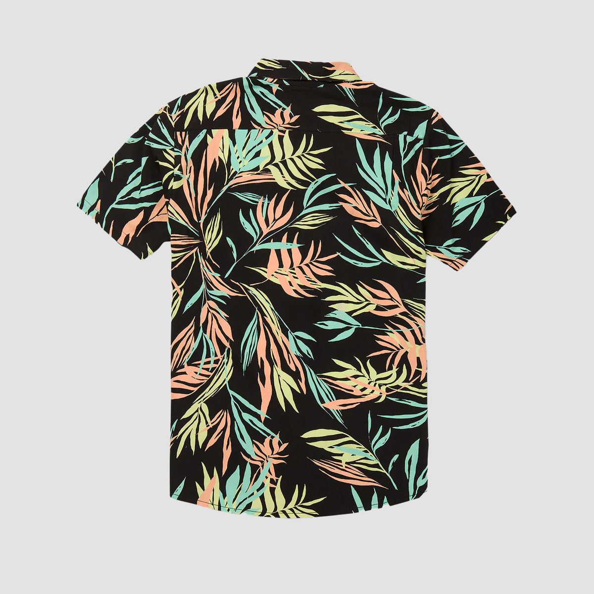 Volcom Bleeding Leaf Short Sleeve Shirt Black