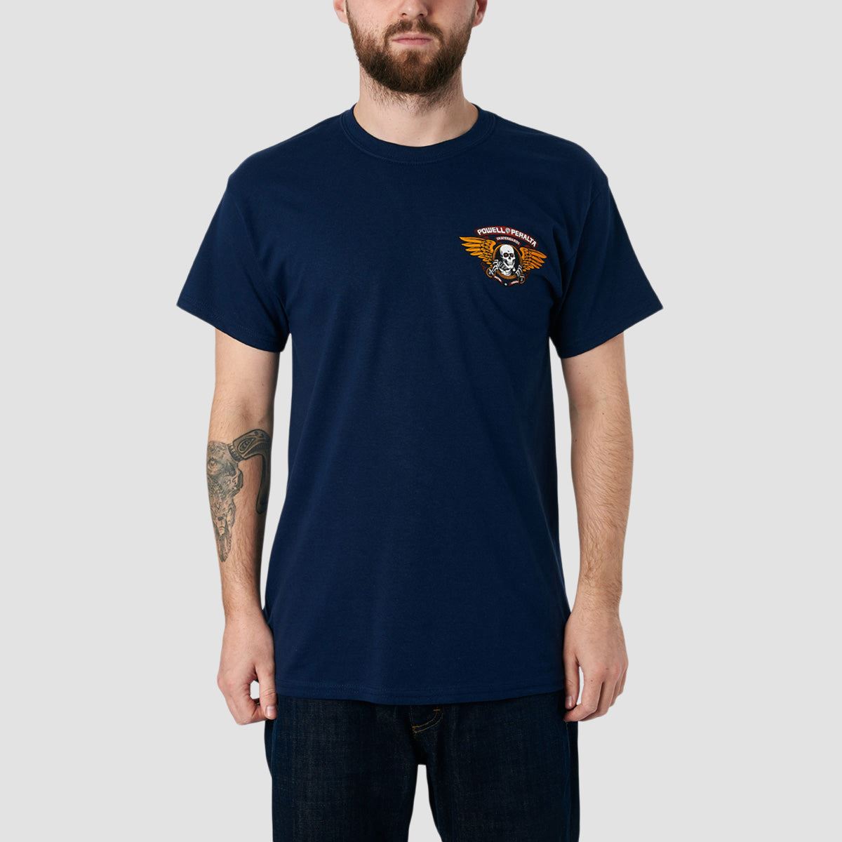 Powell Peralta Winged Ripper T-Shirt Navy