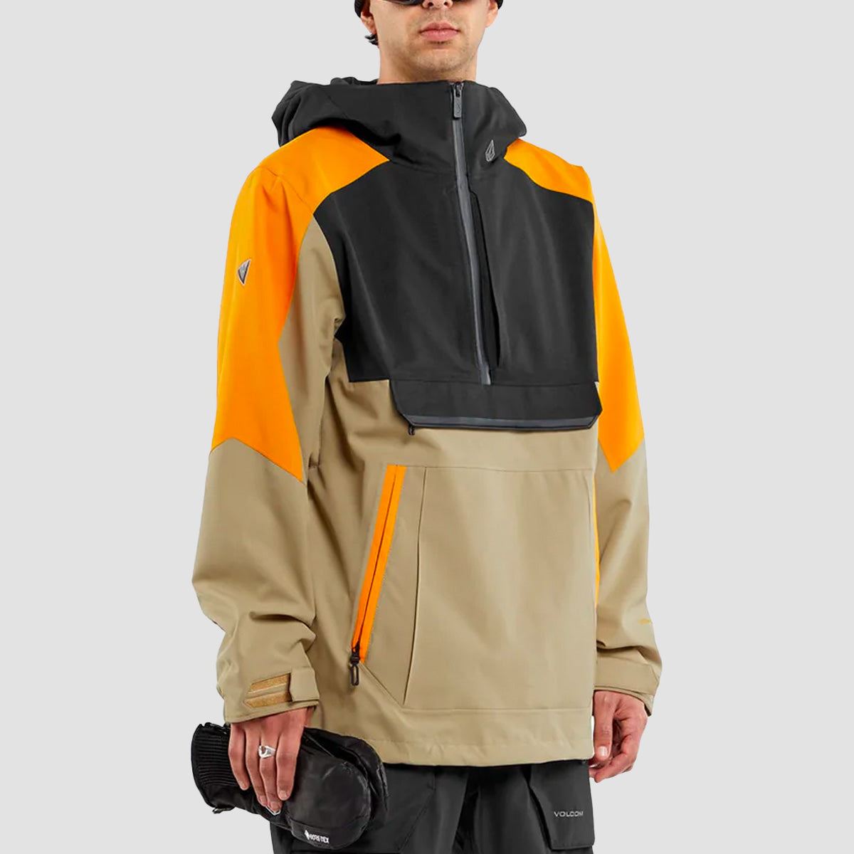 Volcom Brighton Pullover Snow Jacket Gold