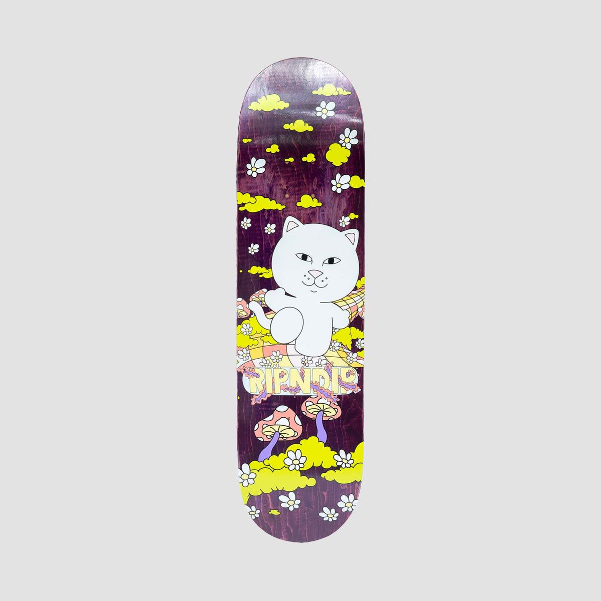 RIPNDIP Day Tripper Skateboard Deck Purple - 8"