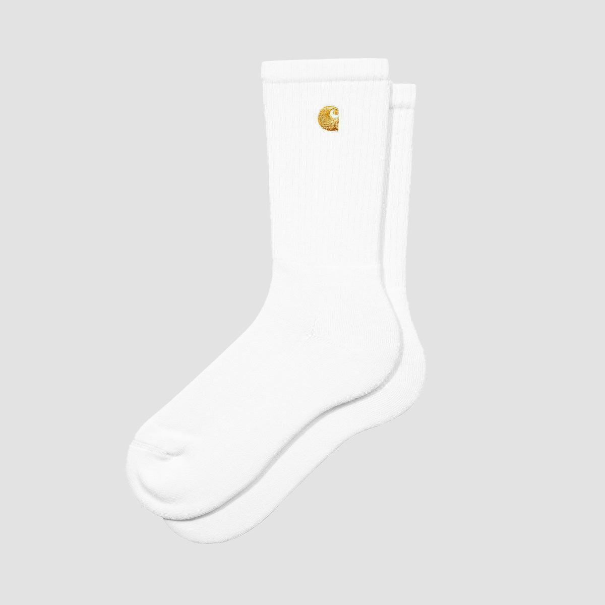 Carhartt WIP Chase Socks White/Gold