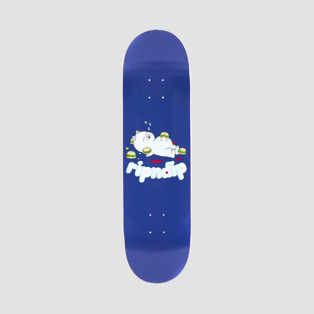 Ripndip Fat Hungry Baby Skateboard Deck Purple - 8.5"