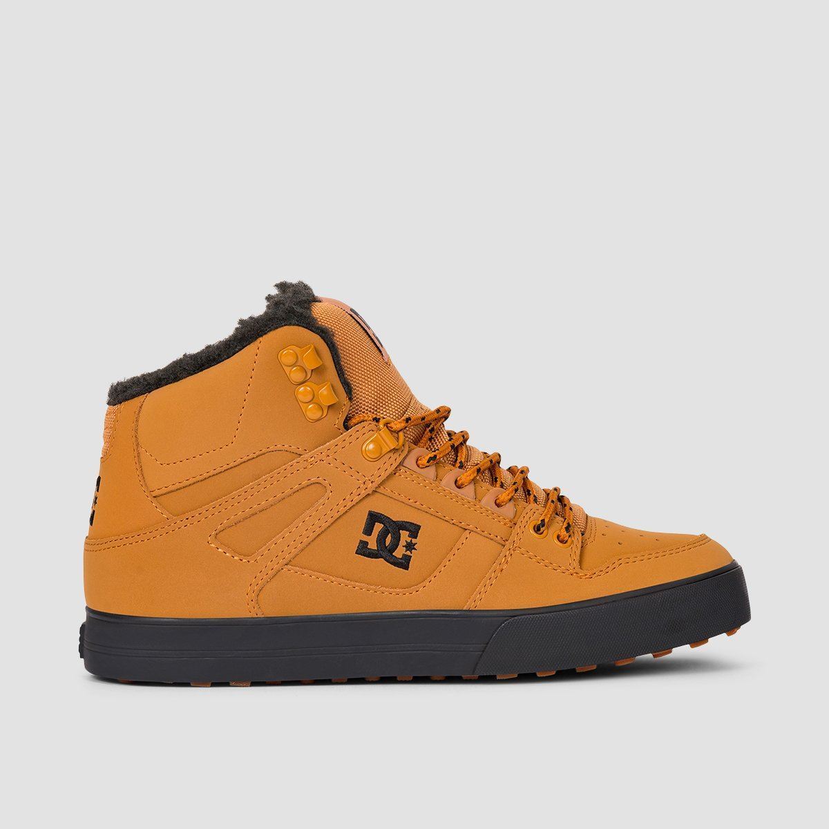 DC Pure High-Top WC WNT Shoes - Wheat/Black