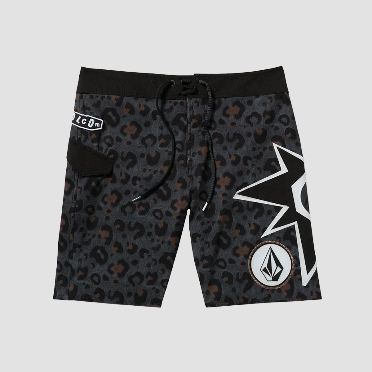 Volcom St4r G4zer Mod 20" Boardshorts Asphalt Black