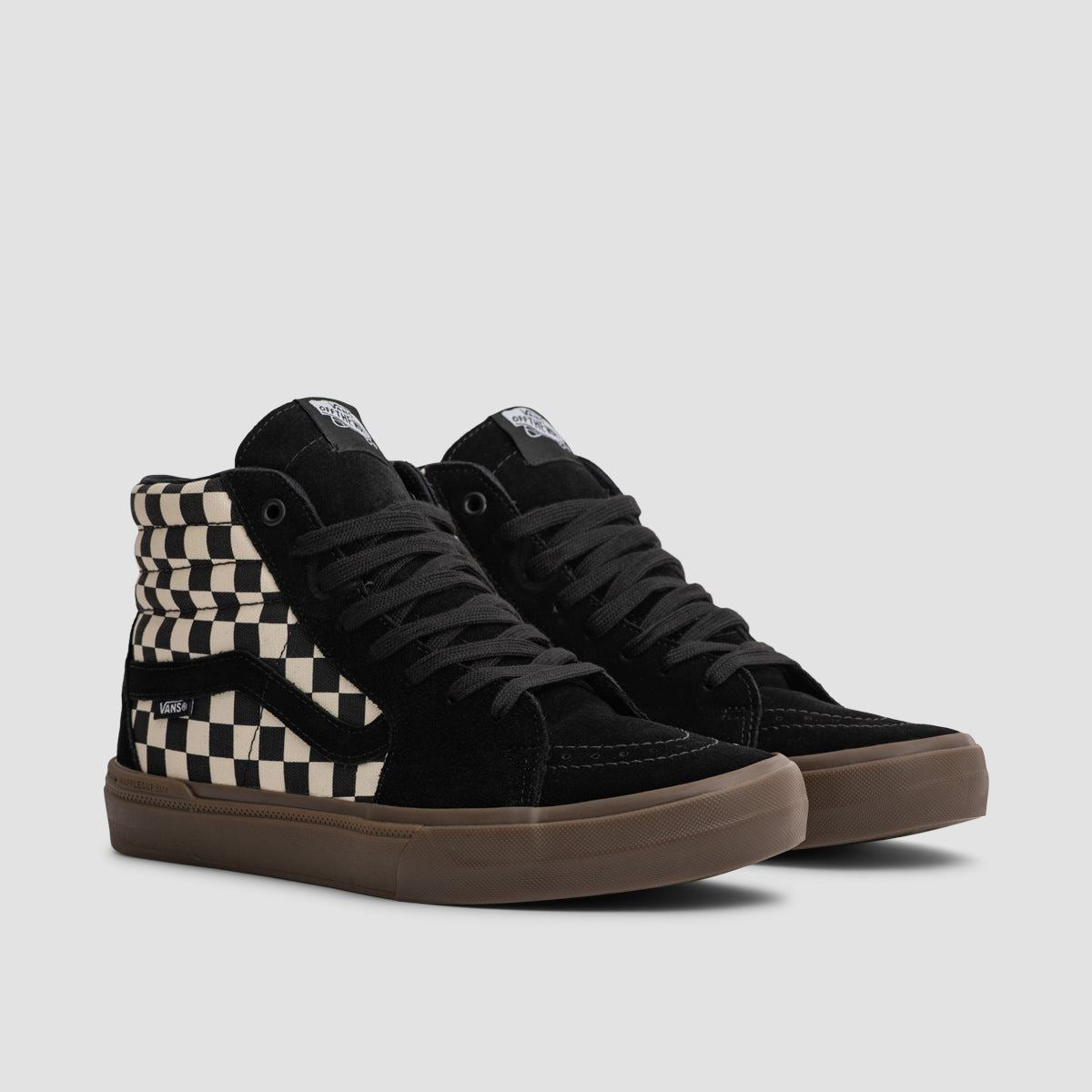 Vans BMX SK8-Hi Shoes - Checkerboard Black/Dark Gum