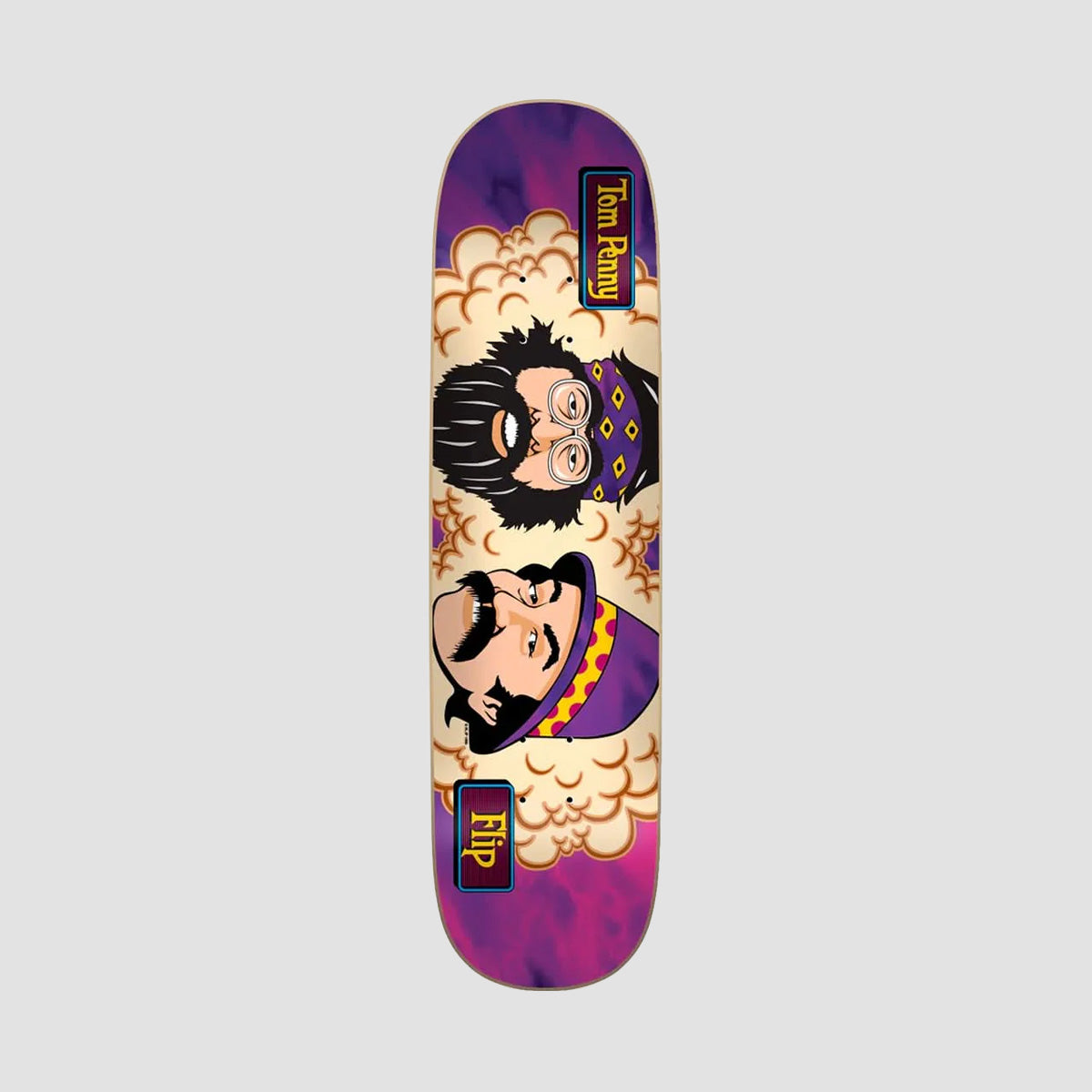 Flip Penny Toms Friends Skateboard Deck Purple Haze - 8.25"