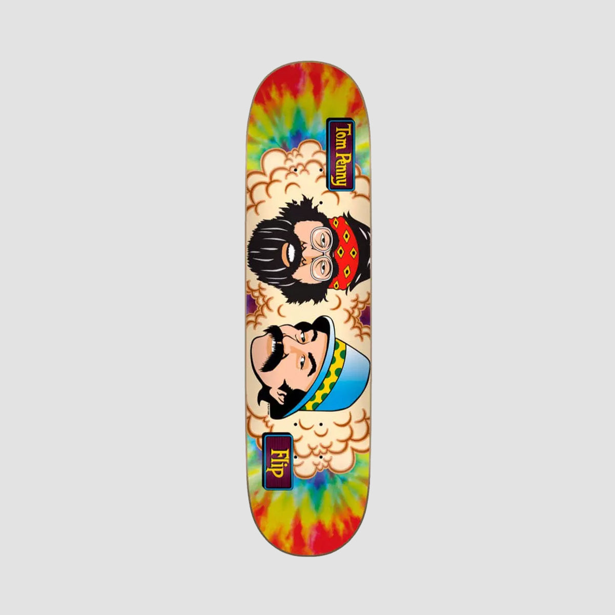 Flip Penny Toms Friends Skateboard Deck Tie Dye - 8.25"