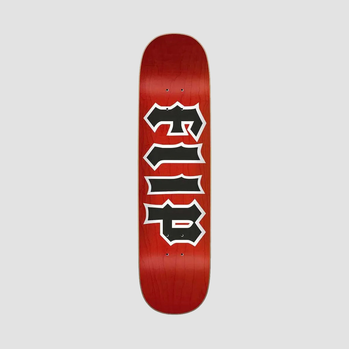 Flip Team Cancelled Skateboard Deck Red Stain - 8"