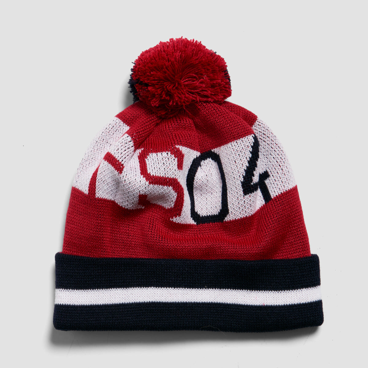 Fourstar Octin Pom Pom Beanie Red