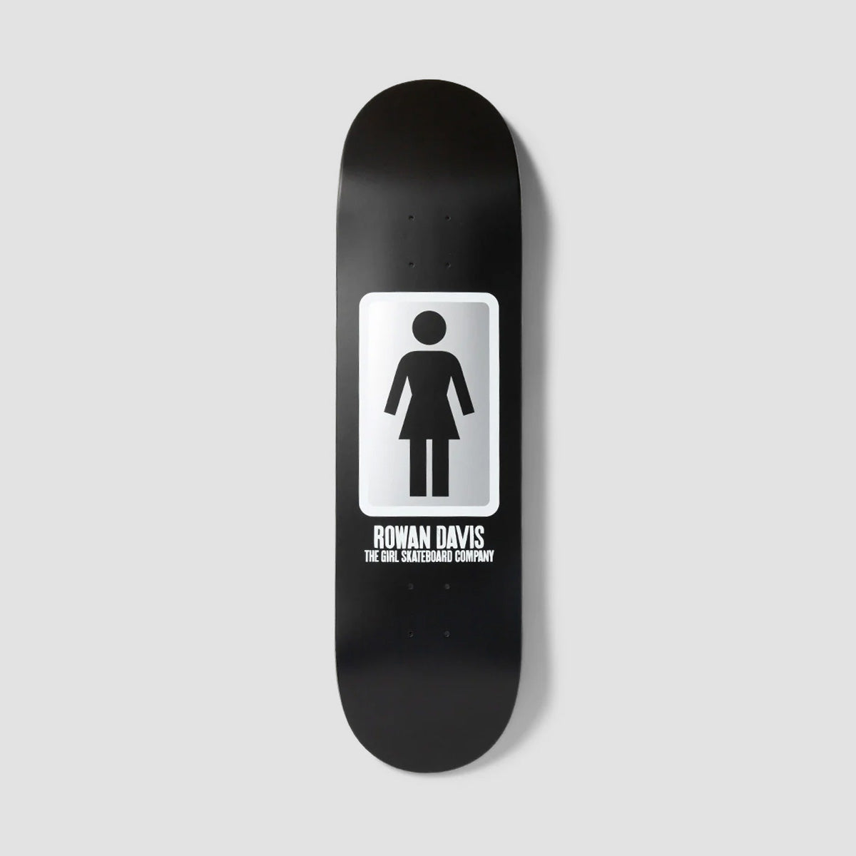 Girl OG Davis WR48 Skateboard Deck Black/White - 8.25"