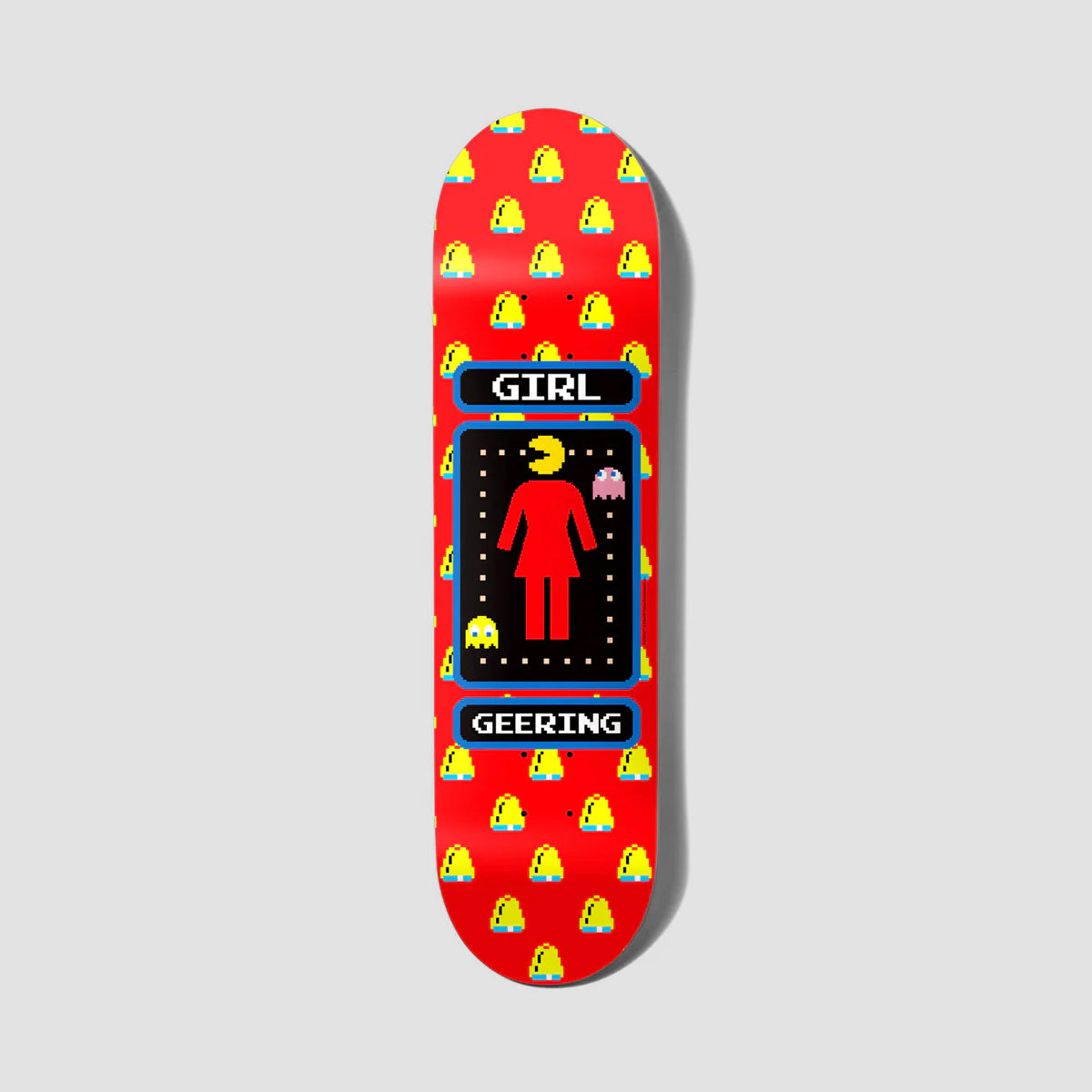 Girl Pac-Man Geering Geering Skateboard Deck - 8.5"