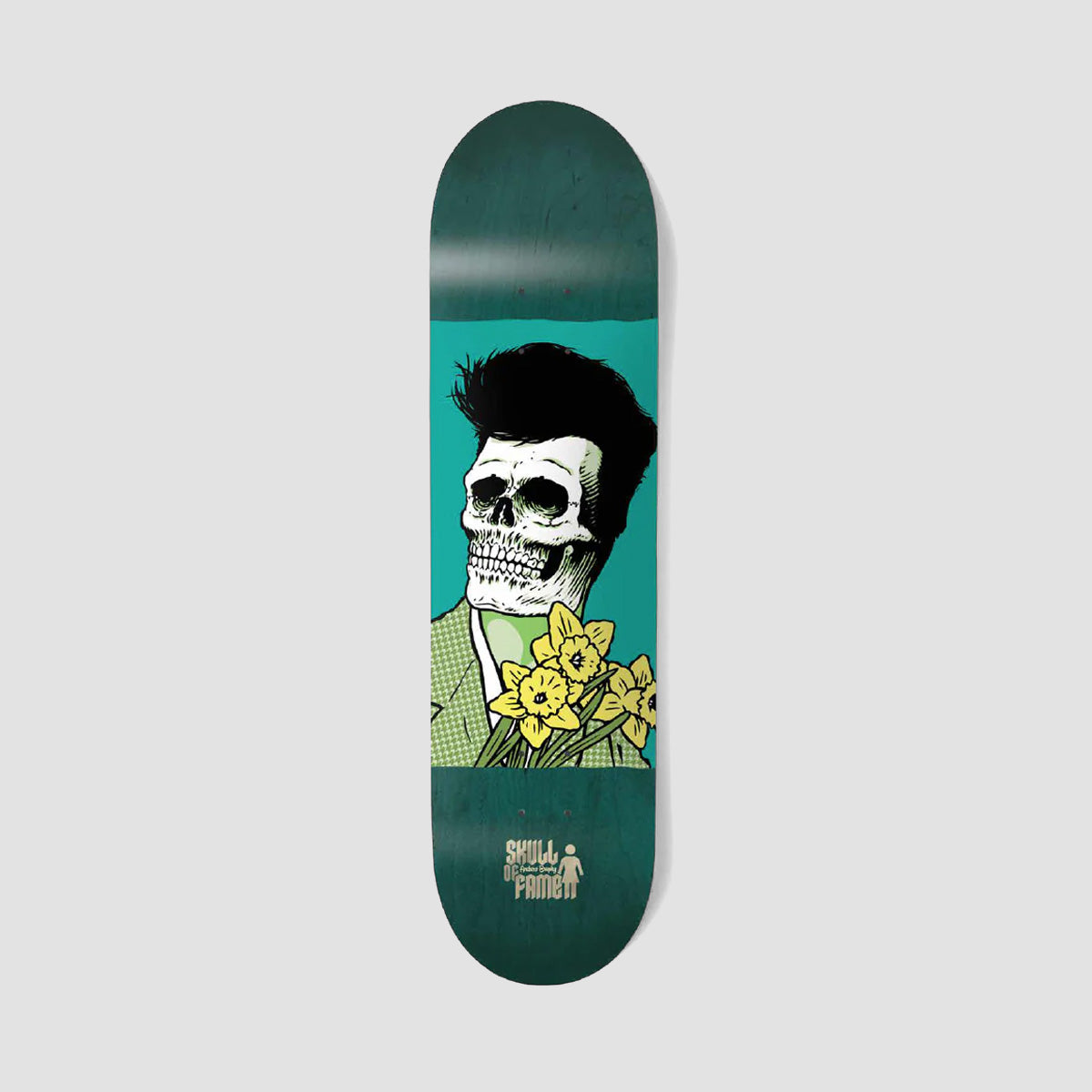 Girl Skull Of Fame Andrew Brophy Skateboard Deck - 8.8"