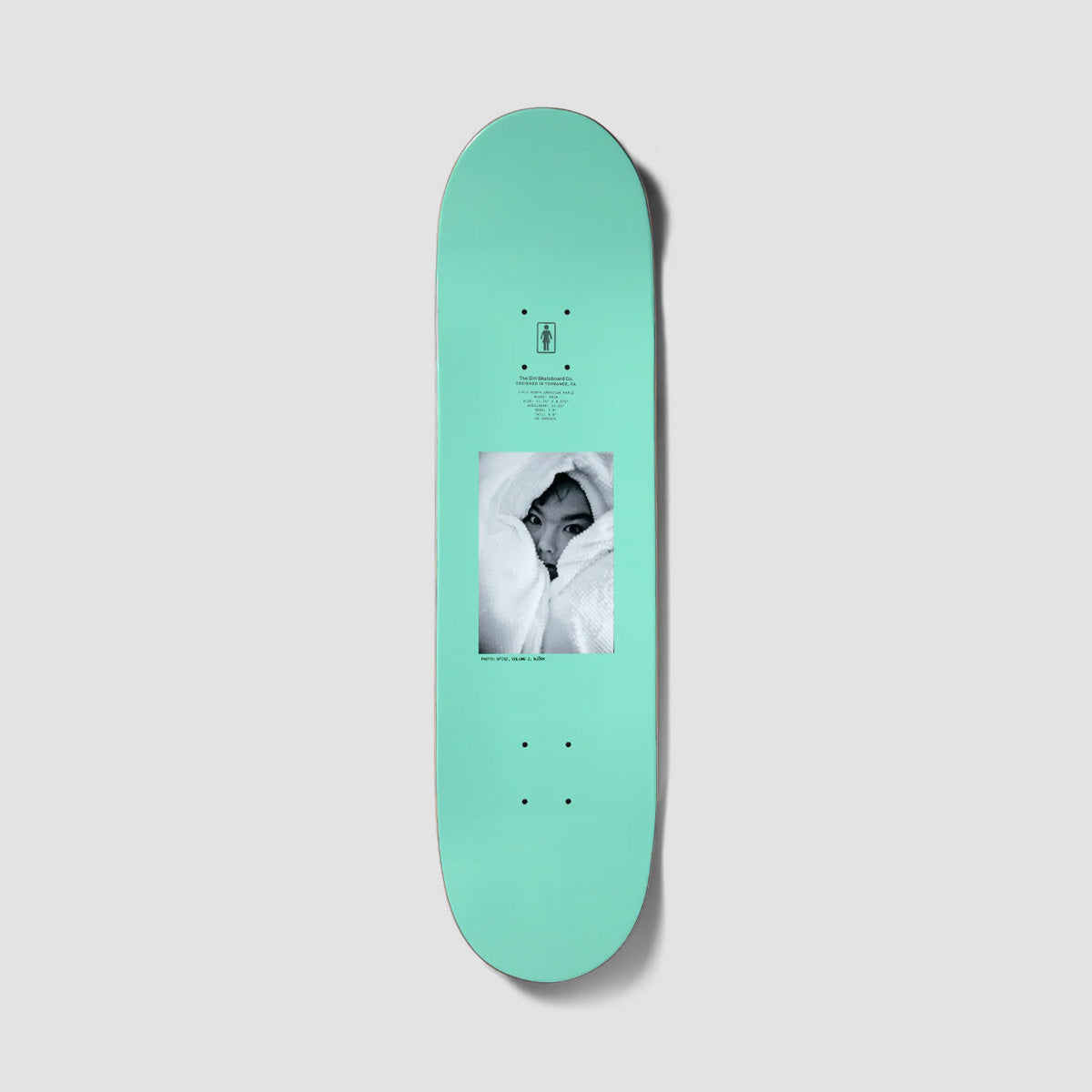 Girl Spike Photo Bjork Skateboard Deck - 8.375"