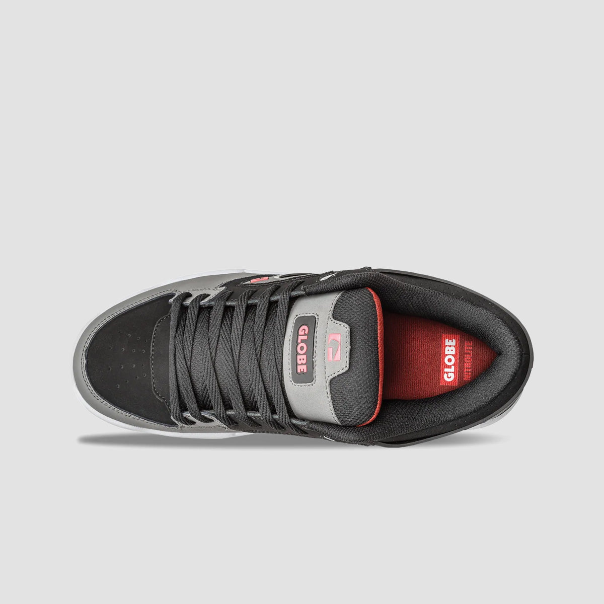 Globe Agent Shoes - Black/Charcoal/Red